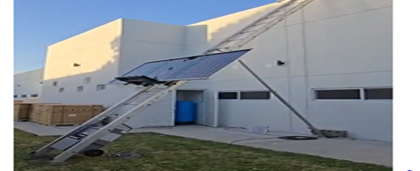 Instalación de sistema de riego solar en campo